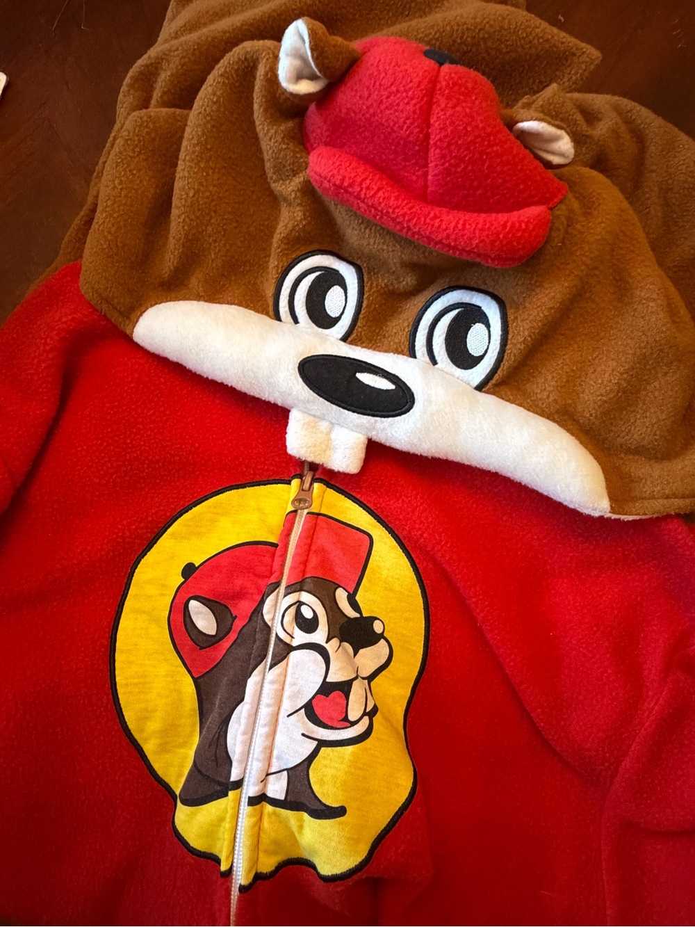 Bucees Adult Beaver Union Suit Onesie